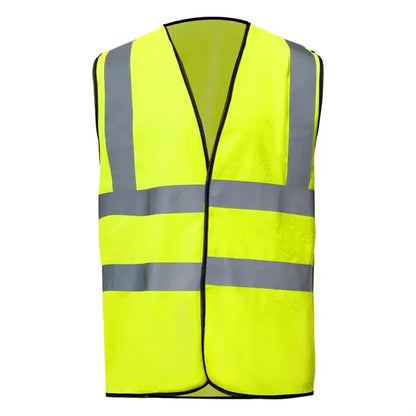 VISIPRO Unisex Hook & Loop Safety Vest w/ Reflective Bands &