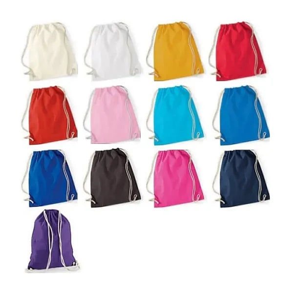 Durable Cotton Drawstring Cinch Bag