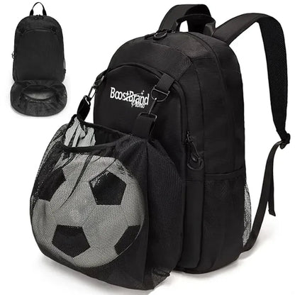 Sports Backpack with Detachable Ball Mesh