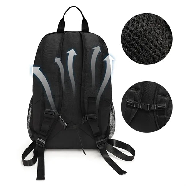 Sports Backpack with Detachable Ball Mesh