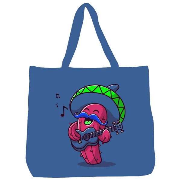 Sublimation 12 oz Poly Canvas Tote Bag - 14" x 12" x 5.25"G