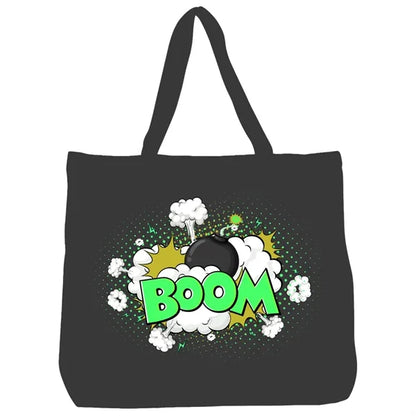 Sublimation 12 oz Poly Canvas Tote Bag - 14" x 12" x 5.25"G