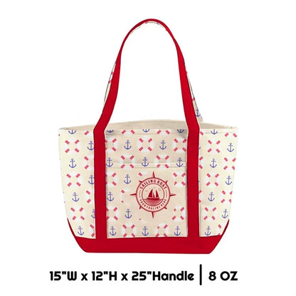 12 oz Cotton Canvas  - 15"W x 12"H x 25"Handle