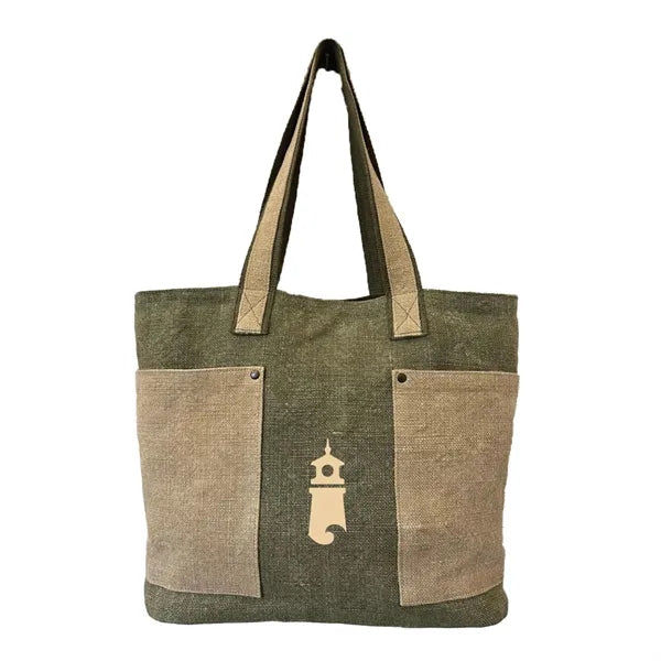 Full Color Kilim Premium Tote ( 17"W x 12.5"H x 5"D )