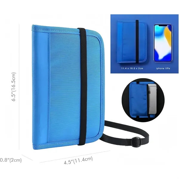 RFID Passport Neck Wallet