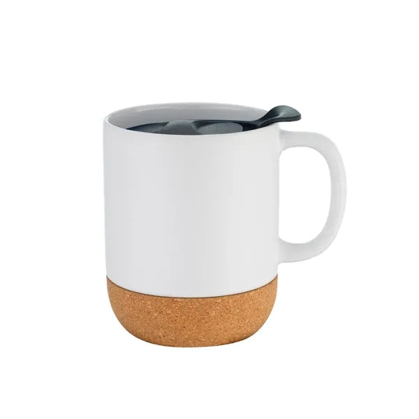 12 oz. Ceramic Mug with Cork Base