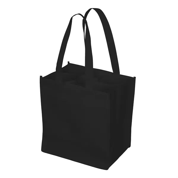 6 Bottle Wine Tote Bag 100 GSM