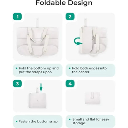 Foldable Shoulder Tote Bag