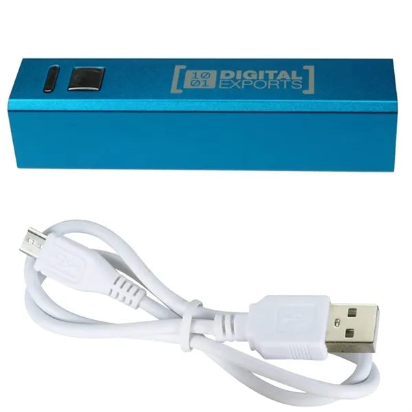 Aluminium Portable Power Banks 2600mAh