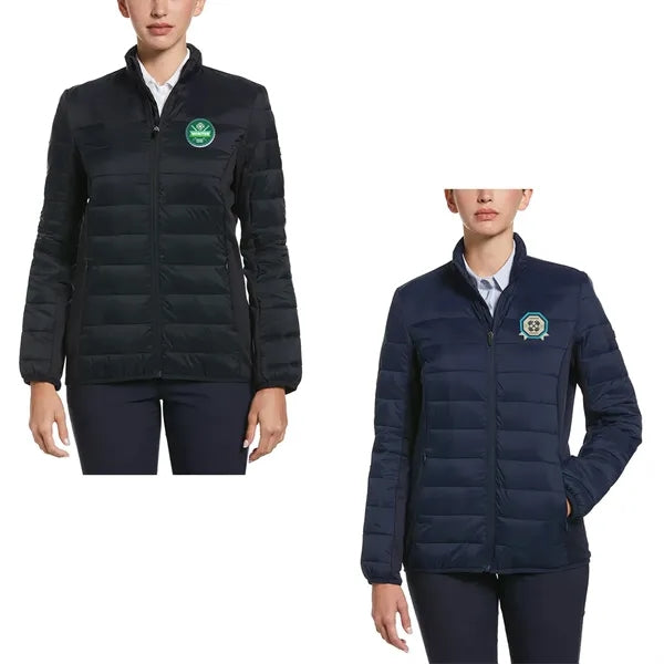 Perry Ellis Ladies Full-Zip Puffer