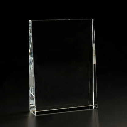 3D Crystal Wedge Large Award