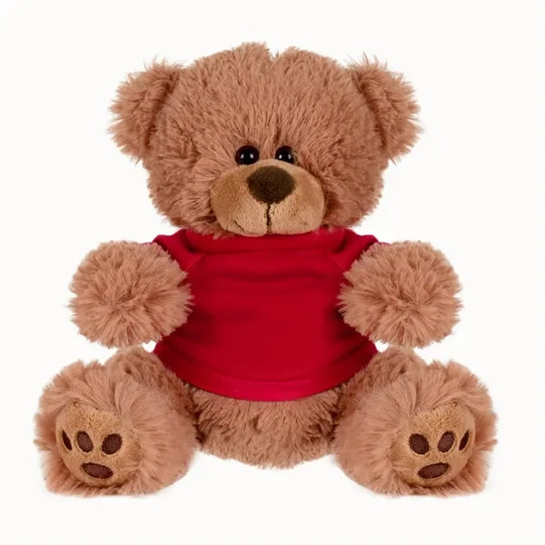 Plush Bear w/ Embroidered Paws and T-Shirt