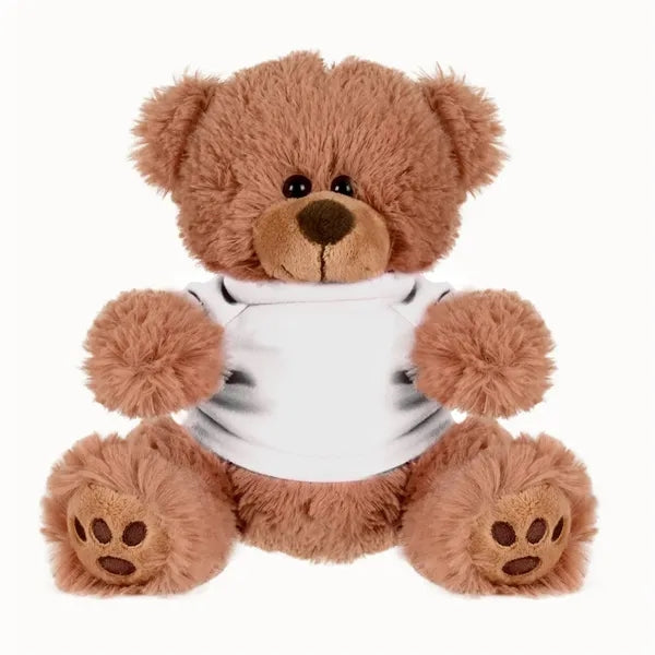 Plush Bear w/ Embroidered Paws and T-Shirt