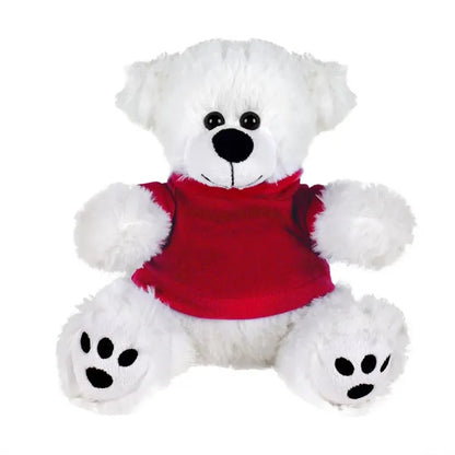 Plush Bear w/ Embroidered Paws and T-Shirt