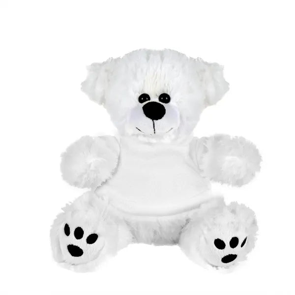 Plush Bear w/ Embroidered Paws and T-Shirt