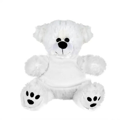 Plush Bear w/ Embroidered Paws and T-Shirt