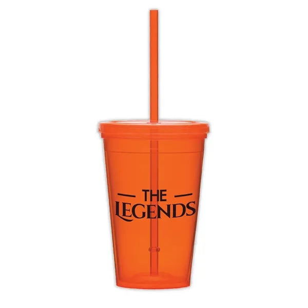 Economy Tumbler with Snap-on Lid 16oz