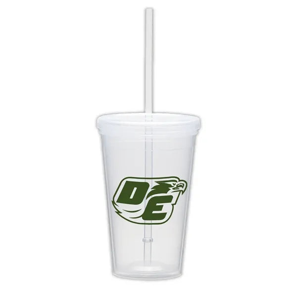 Economy Tumbler with Snap-on Lid 16oz