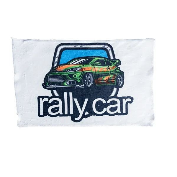 Premium Microfiber Velour Rally Towel - 11" x 18"