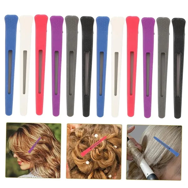Hairdressers Long Duck Salon Sectioning Clips