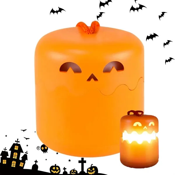 Halloween Collapsible Pumpkin Lanyard Lantern