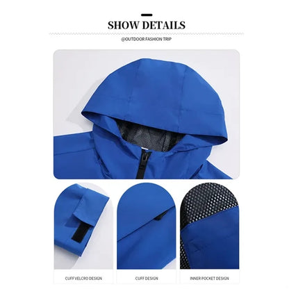 Promotional Hooded Rain Jacket