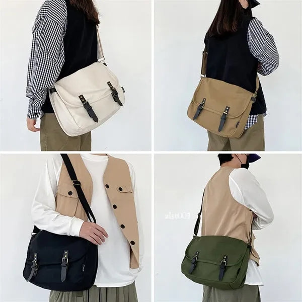 Canvas Crossbody Shoulder Bag