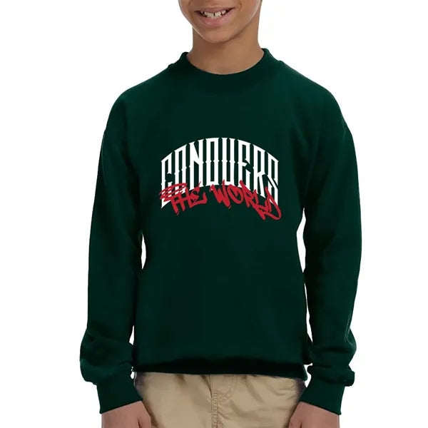 Gildan HeavyBlend Youth Full Zip Hooded Sweatshirt