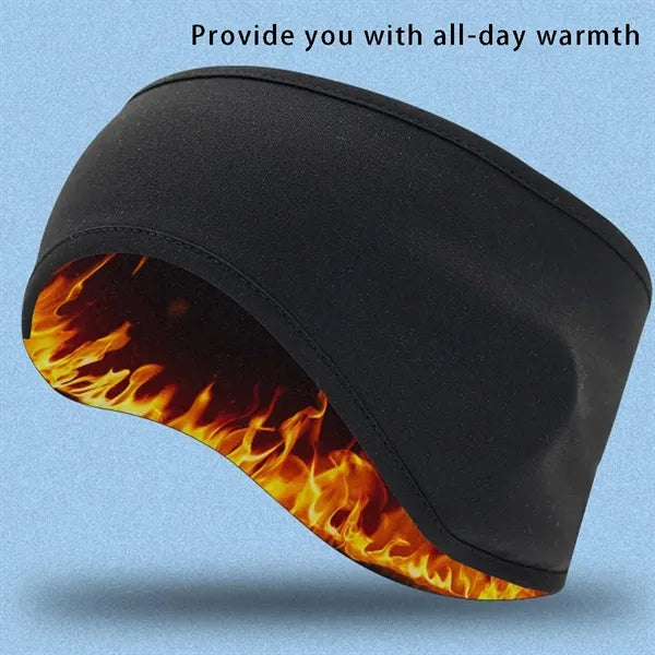 Running biking gear winter warmer headband ear muffs