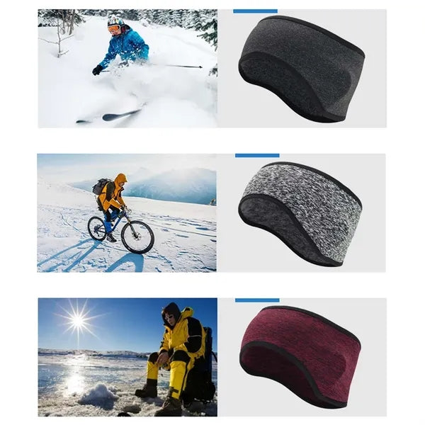 Running biking gear winter warmer headband ear muffs