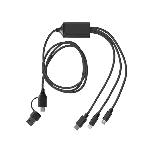 3-in-1 Charging Cable with Dual Input