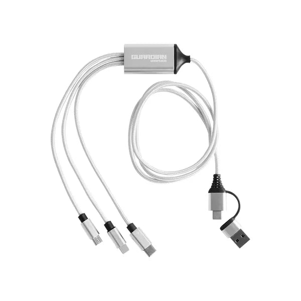3-in-1 Charging Cable with Dual Input