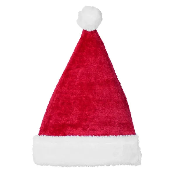 Holiday Christmas Plush Santa Hat