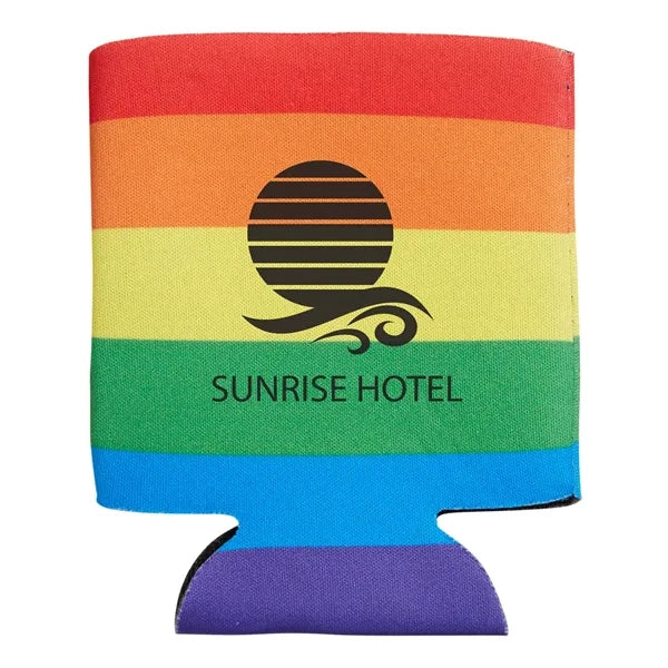 Rainbow Pride Folding Can Cooler