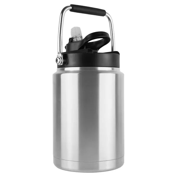 Ice Shaker Half-Gallon Stainless Steel Jug