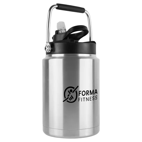 Ice Shaker Half-Gallon Stainless Steel Jug