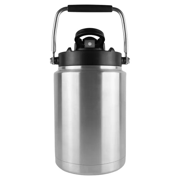 Ice Shaker Half-Gallon Stainless Steel Jug