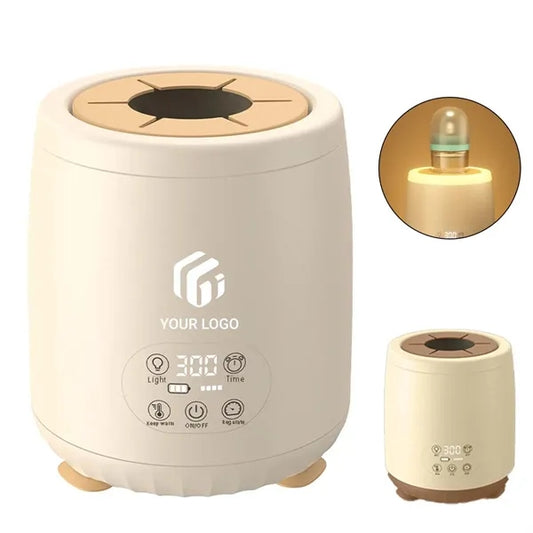 Baby essentials formula mixer bottle warmer with light