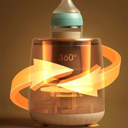 Baby essentials formula mixer bottle warmer with light
