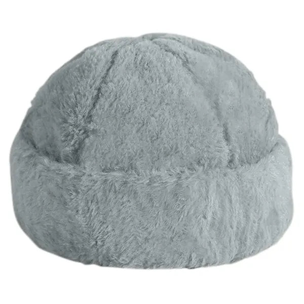 Faux Fur Beanie with Custom Logo