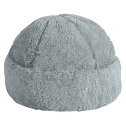 Faux Fur Beanie with Custom Logo