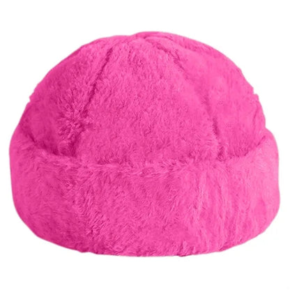 Faux Fur Beanie with Custom Logo