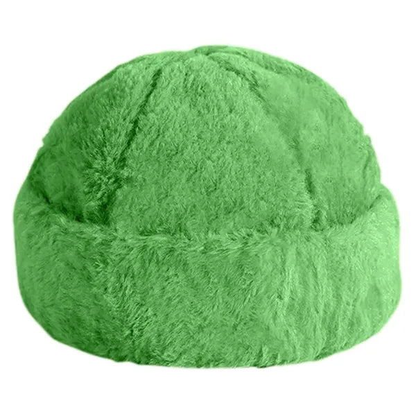 Faux Fur Beanie with Custom Logo