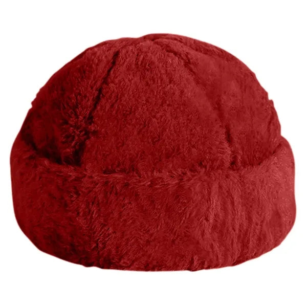 Faux Fur Beanie with Custom Logo