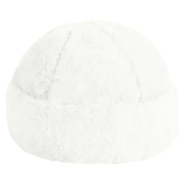 Faux Fur Beanie with Custom Logo