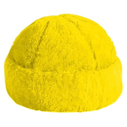 Faux Fur Beanie with Custom Logo