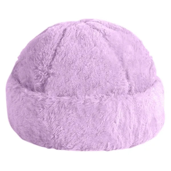 Faux Fur Beanie with Custom Logo