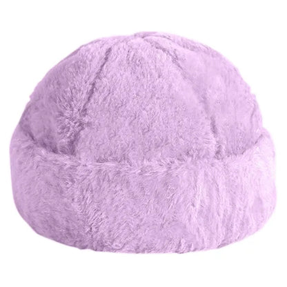 Faux Fur Beanie with Custom Logo