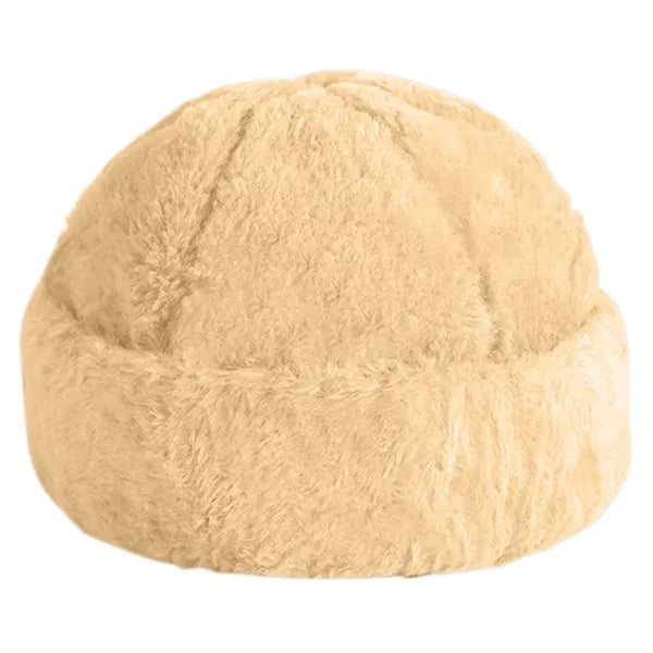 Faux Fur Beanie with Custom Logo