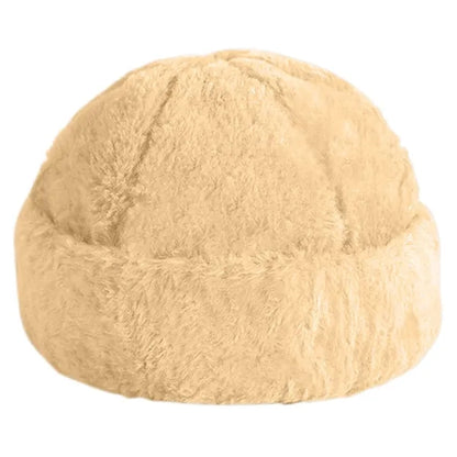 Faux Fur Beanie with Custom Logo